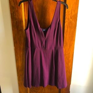 Express Burgundy Part Dress. Size L